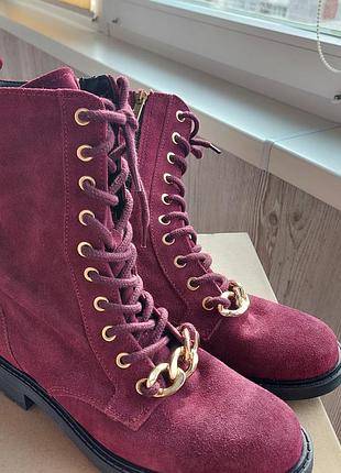 Замшеві ботинки clarks демі