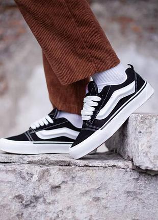 Кеди era vans old skool white&blue белые синие замша текстиль кожа