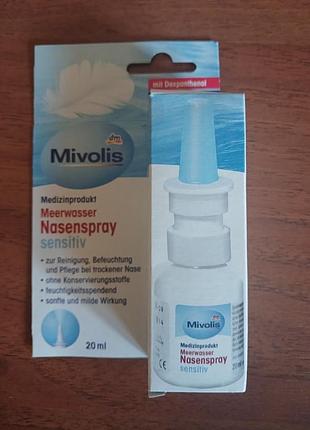 Назальний спрей з морською водою mivolis ( німеччина)
