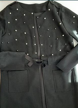 Кардиган из замши