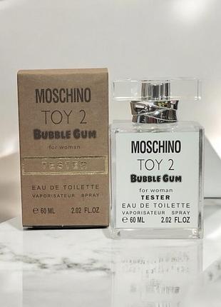 Женский парфюм тестер ''gold'' 60мл moschino toy 2 bubble gum