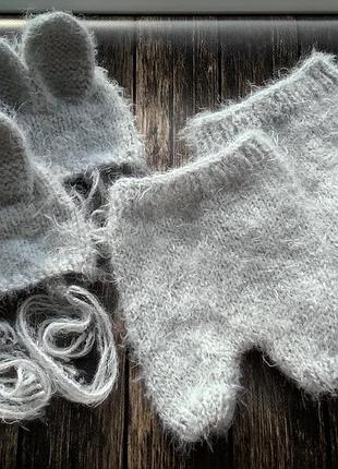 Комплект для фотосессии новорожденных зайка