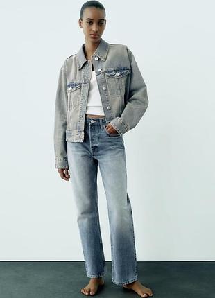 Джинси straight zara woman jeans