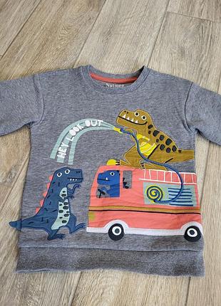 Світшот утеплений, nutmeg,  4-5р