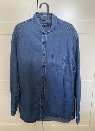 Джинсова сорочка pull&bear