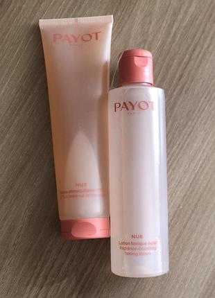 Гель и лосьон для лица payot nue