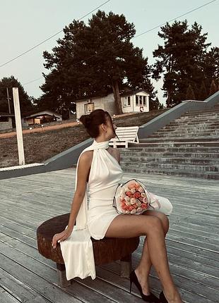 Шовкова сукня міні
