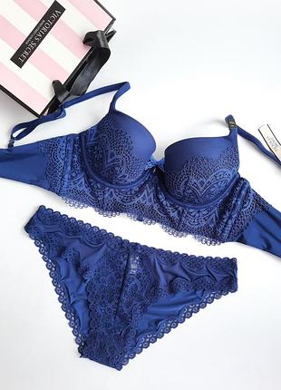 Мереживний комплект білизни вікторія сікрет victoria's secret оригінал