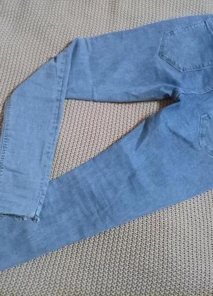 Bershka испанские джинсы скинни с высокой талией10 фото