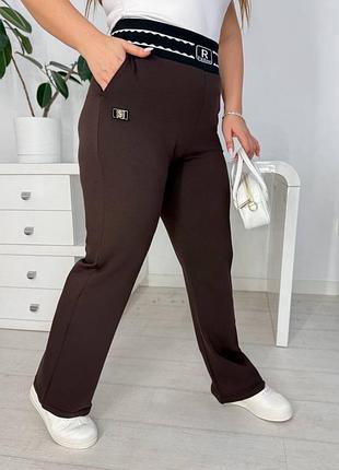 Женские трикотажные брюки батал | 237