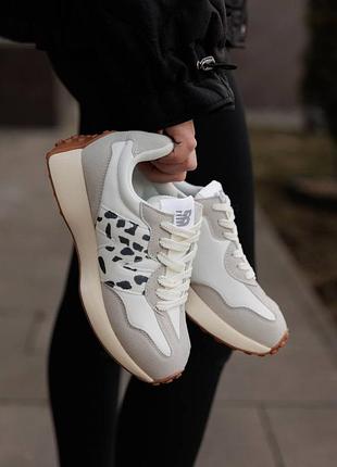Р.37-41 кросівки new balance 327 grey leopard nb133
