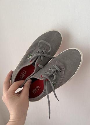 Макасини замшеві lacoste .кеди