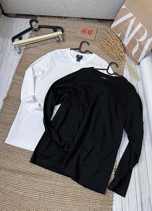 Лонгслив мужской regular fit h&m