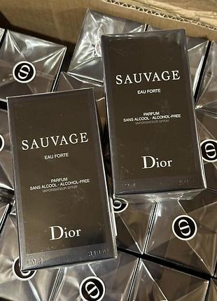 Dior sauvage eau forte тестер