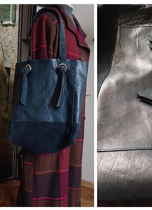 Сумка натуральна шкіра шопер шкіряний Jersey