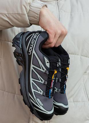 Кросiвки salomon xt- 6 lab grey 2