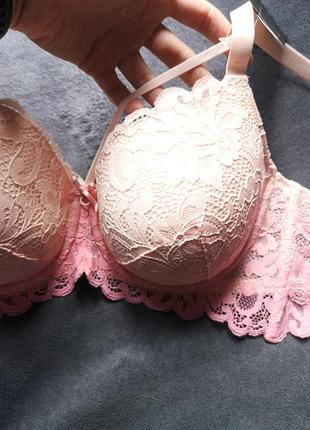 Ніжний рожевий бюстгальтер sugar shape 70e