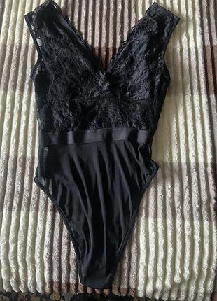 Боди кружевной