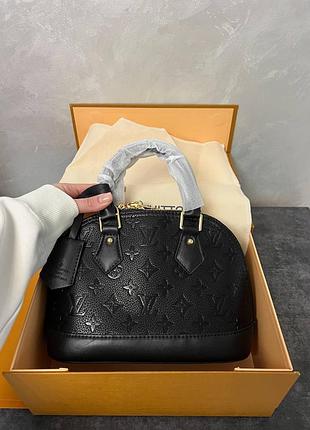 Сумка елегантна  black leather premium