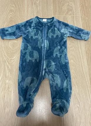 Комбинезон/ человечек теплый для мальчика