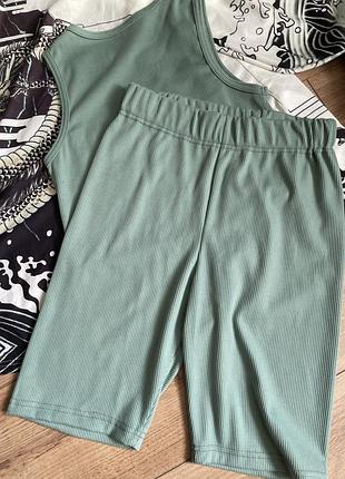 Костюм велосипедки і топ