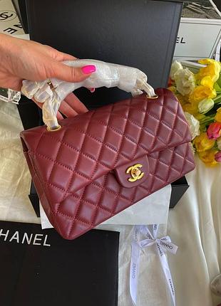 Сумка бордо стильная кожа premium фурнитура золото •