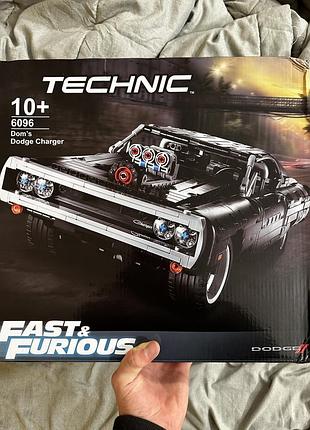 Конструктор dodge charger fast & furious technic lego 1:1 42111 6069