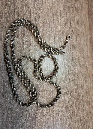 Срібний ланцюжок-джгут