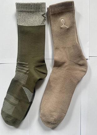 2 пари! набір! функціональні спортивні шкарпетки primark англія розмір: 39/42