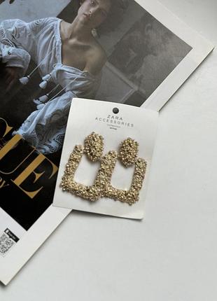 Сережки zara