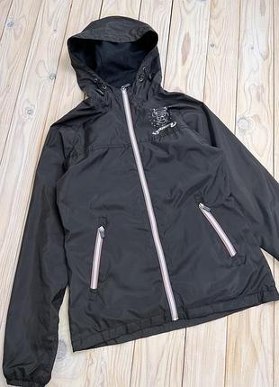 Черная женская спортивная весенняя куртка ветровка polo ralph lauren