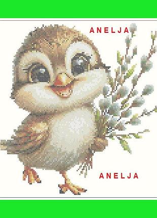 Схема вишивки хрестиком пасхальна