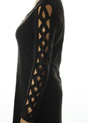 Платье - свитер calvin klein с акцентными рукавами размер l полномерный на 50-52 рр5 фото