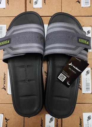 Шльопанці тапки на липучці rider walk slide ad 12394-bb536
