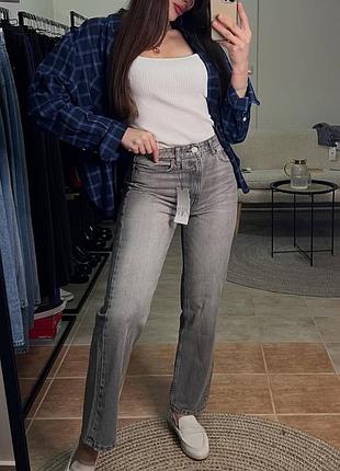 Классные джинсы zara straight