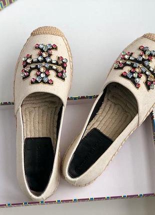 Еспадрильї tory burch мокасины слипоны