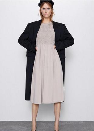 Zara миди платье