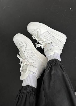 Женские кроссовки adidas forum ́84 high full white