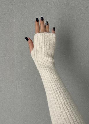 Перчатки без пальцев zara