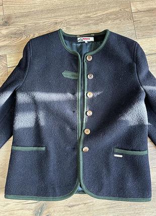 Шерстяной пиджак жакет