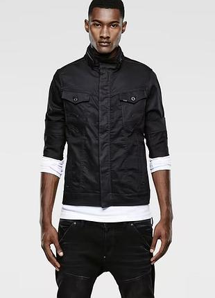 Крута джинсова куртка g-star raw arc chopper 3d slim fit black jacket