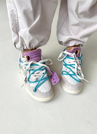Женские кроссовки nike sb dunk low x off white | lot 36:50