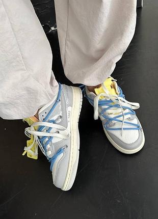 Женские кроссовки nike sb dunk x off white | lot 05:50