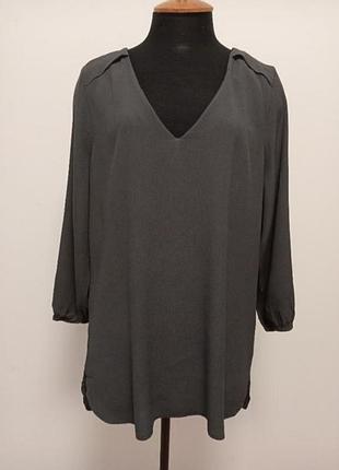 Блузка туника anna field р.40,ткань под шёлк.