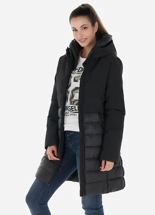 Пуховик комбінований