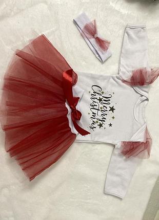 Новый новогодний набор на девочку 62