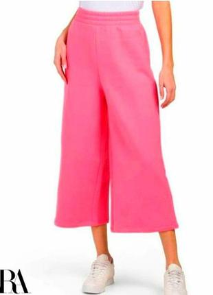 Кюлоты от zara широкие укороченные на флисовой основе