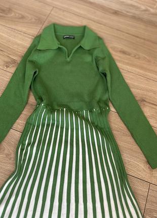 Елегатна вишукана сукня міді платье миди плаття4 фото