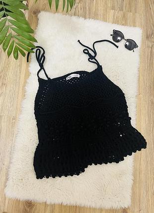 Вязаная майка