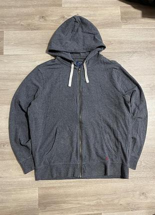 Чоловіче зіп худі Куртка для хлопчика u s polo assn сірого кольору